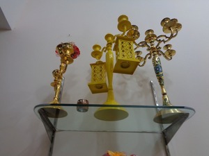 Bougeoirs en métal, 1 pièce, support de Table pour fête de mariage, décoration d'hôtel, maison - Product Image 5