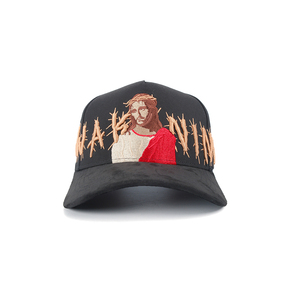 Nhỏ moq đen ban đầu da lộn satin lót gorra da lộn 3D thêu lụa lót Mũ bóng chày thô lỗ Thức Tỉnh mũ với NFC - Product Image 2