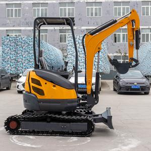 ผู้ผลิตเครื่องขุดดิน รถขุดตีนตะขาบขนาดเล็ก รถแบคโฮ 2.5 ตัน แบบไม่มีหาง ปั๊มลูกสูบรถขุดตีนตะขาบ - Product Image 3