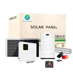Kit de sistema de panel de energía Solar de alta calidad 5kw 10kw 20kw para almacenamiento de energía doméstica