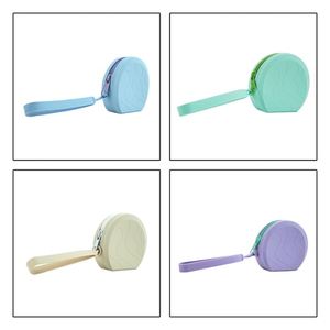 Hot Sale Portable Mini Silicone Coin <b>Purse</b> Zipper Closure Fashionable <b>Small</b> Storage Bag for Men Kids Girls - Product Image 4