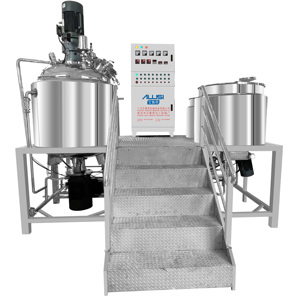 Cuve de mélange homogénéisante sous vide à chauffage et refroidissement pour crème <span class=keywords><strong>visage</strong></span> et <span class=keywords><strong>pommade</strong></span> cosmétique à haute viscosité de type fixe - Product Image 1