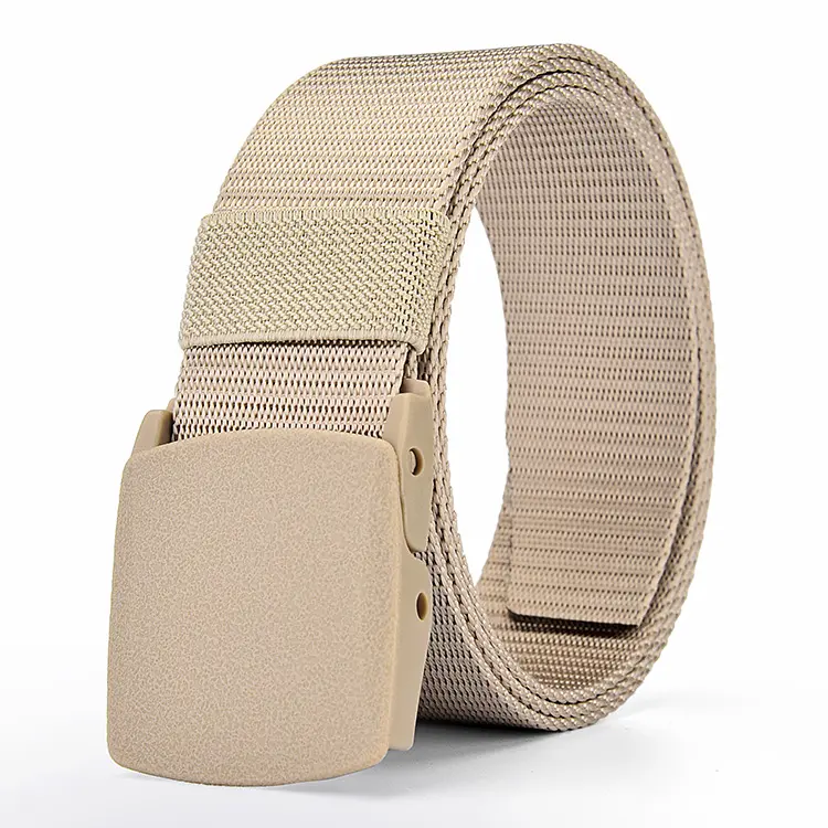 2022 Nylon Belt With Plastic Buckle 3.8cm canvas Custom Men Fabric belt