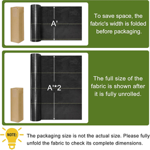 Pp dệt màng che phủ mặt đất chống cỏ dại kiểm soát vải chặn cảnh quan vải rào cản Weed Mat cho nông nghiệp - Product Image 2