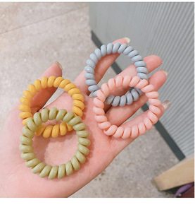 Coletero de color caramelo para niña, lazo para el pelo, simple y no daña el cabello, accesorio para el cabello sin costuras para mujer - Product Image 2