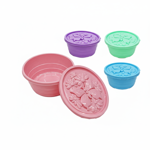 CASAMAX WL AK-3359 Contenitore in Plastica Colorato con Coperchio, Capacità 2000ml, Design Moderno ed Elegante, Prodotto in Cina - Product Image 2