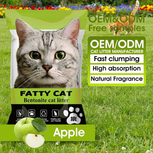 Kugelförmige Umweltfreundliche 99% Staubfreie Hochabsorbierende Schnell Klumpende Geruchskontrollierende Bentonit-Katzenstreu - Product Image 1
