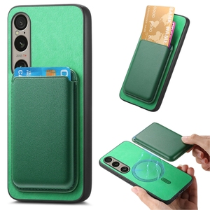 Funda trasera de cuero magnética 2 en 1 para Sony Xperia 10V/1V/5V/10VI/1VI, para <span class=keywords><strong>Nothing</strong></span> Phone 2A, funda para tarjeta de crédito - Product Image 1