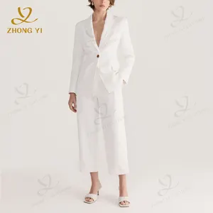 Customized High Quality Office Women's Suit Workwear Customized Design Tuxedo Business Suits