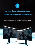 Barra de Luz LED Ajustable para Monitor de Computadora, Moderna, con Protección Ocular, DC ABS, Regulable, USB, 3 Colores, Atenuación Continua, para el Hogar