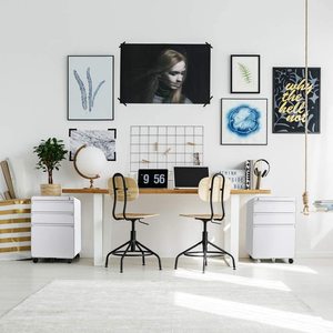 <span class=keywords><strong>Meuble</strong></span> de rangement bas pour bureau, armoire à dossiers mobile en métal à <span class=keywords><strong>3</strong></span> <span class=keywords><strong>tiroirs</strong></span>, armoire à dossiers en acier, armoire à <span class=keywords><strong>tiroirs</strong></span> mobile en métal - Product Image 6