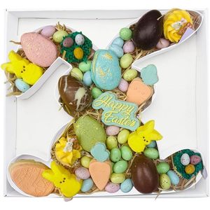 กล่องกระดาษรูปกระต่ายน้อย ขนาด 12.5 นิ้ว สำหรับใส่ของขวัญ ตกแต่งงานปาร์ตี้ งานฝีมือ ดีไซน์เทศกาลอีสเตอร์ - Product Image 1