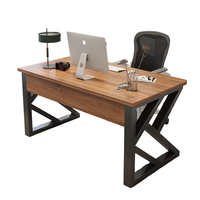 Bureau d'ordinateur simple à pieds en K, style moderne, table de jeu pour PC, bureaux de jeu, bureaux de bureau économiques