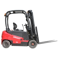 Forklift Listrik Jichuan Empat Roda Baterai Lithium Kapasitas 2-15 Ton Panjang Garpu 3380mm Ban Padat Penggeser Samping Listrik untuk