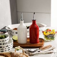 Distributeur d'huile d'olive et de liqueur en acier inoxydable USSE, verseur lesté à bascule automatique, facile à nettoyer, multifonction, classique, produit phare pour la cuisine