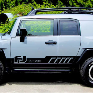 2 uds pegatinas de puerta de coche para Toyota <span class=keywords><strong>FJ</strong></span> <span class=keywords><strong>CRUISER</strong></span> piezas Tuning Auto accesorios lado cuerpo gráficos vinilo película calcomanías - Product Image 1