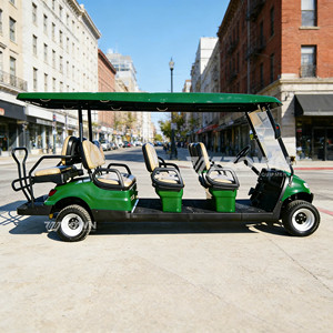 2026 Best Selling 8 Seater Electric Golf Cart <b>72V</b> Lithium <b>Battery</b> 5KW Motor Large Capacity for Resort & Airport Golf Cart - Product Image 3
