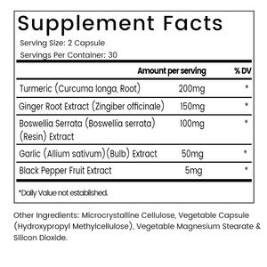 ขมิ้นขมิ้นเคอร์คูมินเสริมไบโอเพอรีนและขิงขมิ้นเคอร์คูมินแคปซูลฉลากตามต้องการ - Product Image 2