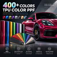 Film de protection PPF en TPU coloré haute élasticité, anti-rayures, auto-réparateur thermique, rouleau de 1,52*15m