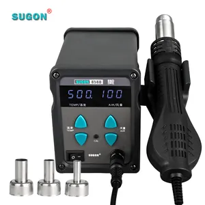 Hot Heat Gun SUGON 858D High Blow 700W Hot Air Gun Desoldering Station For Mobile Phone Repair