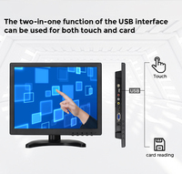 8 9.7 10.1 12 13 pouces lcd écran tactile moniteur industriel de bureau portable lcd moniteur tactile