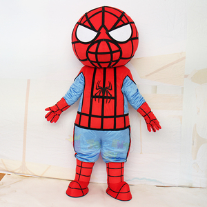 Costume da Mascotte Spiderman Rosso e Blu, Tuta di <span class=keywords><strong>Spider</strong></span>-Man, Costumi di <span class=keywords><strong>Spider</strong></span>-Man, Abbigliamento per Cosplay - Product Image 1