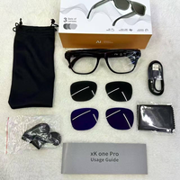 Lunettes Intelligentes XKOne Pro en Promotion avec 3 Verres, Caméra HD WiFi, Traducteur IA, Contrôle Tactile, Appels Téléphoniques et Lecture Musicale