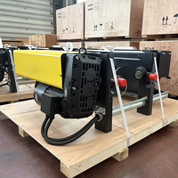 Palans électriques à câble certifiés CE de 5 tonnes avec chariot manuel pour la manutention des matériaux en atelier