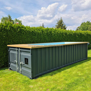 Piscina Prefabricada de Contenedor de 40 pies, Piscina Rectangular con Bomba de Calentamiento de Agua y Cubierta <span class=keywords><strong>para</strong></span> Piscina - Product Image 2