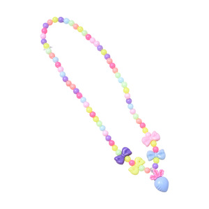 Bracciale collana principessa per bambini ciondolo personalità per bambina primo accessorio per bambina graziosa collana con perline a vento - Product Image 5