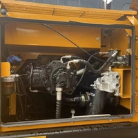 Traktor Excavator Diesel JCB 4x4 Kapasitas Bucket 0.4m, Backhoe Loader Depan, Wheel Loader, Gearbox, Pompa Gear, Motor, Bearing 2.5