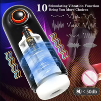6-in-1 Automatischer Masturbator für Männer mit Vakuumpumpe, Stoß-, Rotations-, Saug- und Heizfunktion, Elektrische Masturbationsmaschine