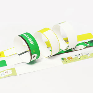 Bracelets de trèfle de mode bracelet en papier d'événement en plastique personnalisé pour la fête <span class=keywords><strong>zoom</strong></span> - Product Image 4