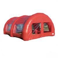 Tente de garage gonflable transparente en PVC de qualité commerciale, écologique, avec une capacité supérieure à 500 kg, idéale pour les salons automobiles