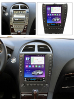MEKEDE voiture 9.7 pouces voiture 360 caméra panoramique GPS BT FM AM écran voiture-play Android auto pour Lexus ES 2006-2012