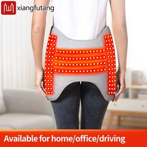 Lumière rouge intelligente chauffant taille compresse chaude masseur Vibration lombaire orthèse ceinture Massage du dos soulagement de la douleur soins Circulation sanguine - Product Image 3
