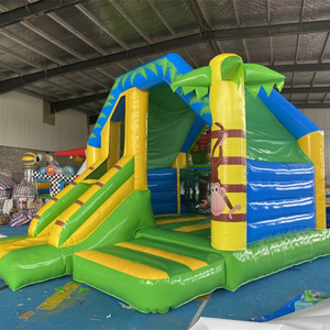 Château Gonflable Commercial d'Extérieur Pas Cher en Promotion – Toboggan Gonflable Direct Usine pour la Maison de Rebond Préférée des Enfants - Product Image 2