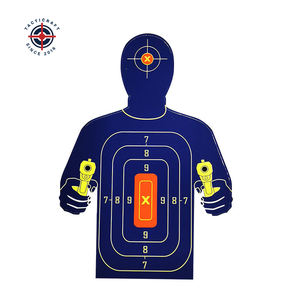 Objetivo de Tiro Fluorescente Amarillo de 12*18 Pulgadas - Azul Oscuro de Alto Impacto para Práctica de Dardos y Arco - Product Image 1