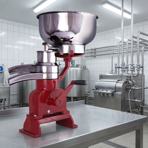 Desnatadora de Leche Centrífuga Manual de Acero Inoxidable, 165 LPH, con Manivela, para Granjas Pequeñas - Product Image 2