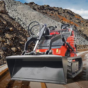 รถตักล้อยางแบบสกิดสเตียร์ที่มีความแข็งแรงสูง โครงสร้างทนทาน มอเตอร์ทรงพลัง ยกสูงได้ตามมาตรฐาน สำหรับงานเหมือง รองรับเหล็กหนาสูง - Product Image 4