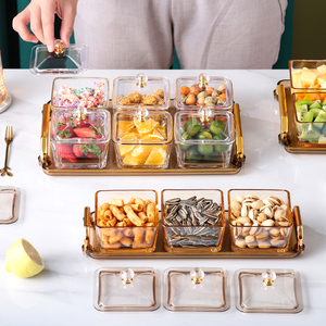 Platos nórdicos para servir aperitivos, cuencos <span class=keywords><strong>de</strong></span> postre <span class=keywords><strong>de</strong></span> azúcar, <span class=keywords><strong>café</strong></span>, tienda, tazón <span class=keywords><strong>de</strong></span> vidrio con bandeja, gran oferta - Product Image 3