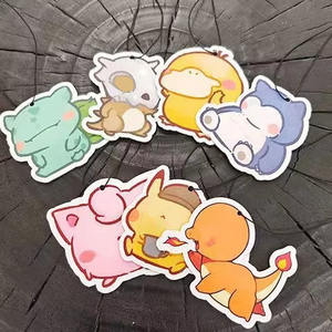 실버 호일 종이 포장으로 개인화 된 애니메이션 만화 자동차 펜던트 포일 kawaii 공기 청정기 - Product Image 2