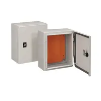 B & J Kotak Elektrik Logam Kotak Papan Panel Distribusi Elektrik Luar Ruangan Tertutup Pemasangan Dinding