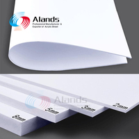 Panneau en mousse PVC blanc Alands 1mm/2mm/3mm, flexible, impression UV, découpe, imperméable, ignifuge, certifié sans plomb