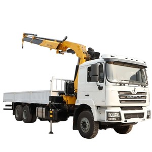 Camión Grúa Shacman F3000 6x4 de 16 Toneladas con Brazo Articulado, Camión Cargador Plegable de 20t para Construcción de Puentes - Product Image 1