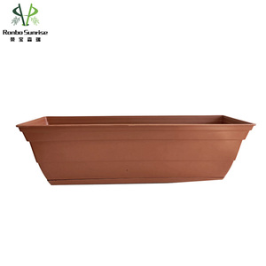 Planteur de légumes en plastique Ronbo Sunrise, <span class=keywords><strong>grande</strong></span> taille en plastique, balcon de jardin rectangulaire, jardinière - Product Image 2