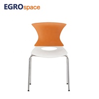 Chaise de conférence EGROspace à roulettes pour salle de réunion, formation, bureau et visiteurs