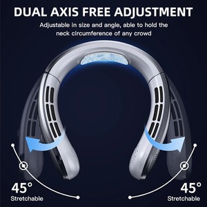 Ventilador de Cuello Colgante, Práctico Ventilador Pequeño con Ajuste Libre, Mini Ventilador USB Recargable sin Aspas, Gran Flujo de Aire, para Exteriores - Product Image 3