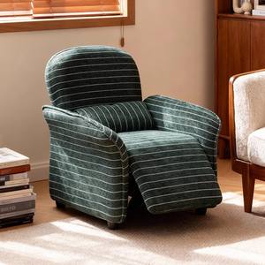 Sillón reclinable estilo vintage con diseño floral, relleno de espuma, inclinable, individual, para sala de estar, adultos y personas mayores - Product Image 5