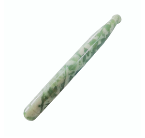 light green color press acupoints therapy body facial natural Jiacui Jade <b>Massage</b> Wand - Product Image 1